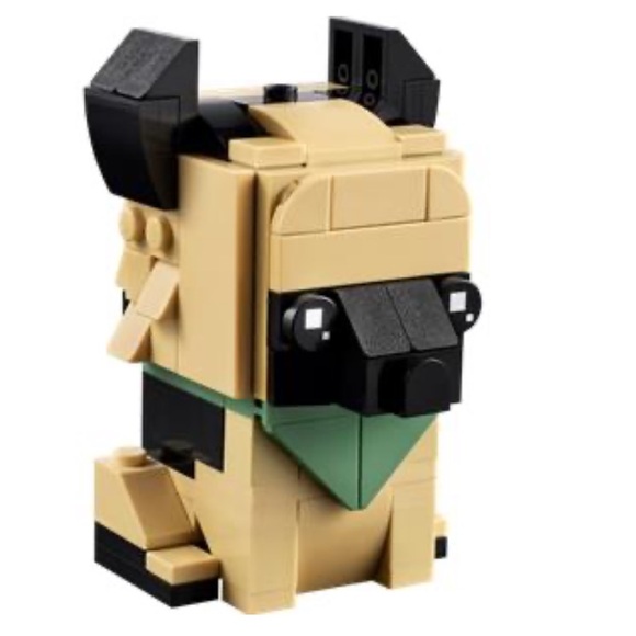 Lego brick Headz German shepherd & puppy set 40440 new in sealed box 247 pieces - Picture 4 of 8